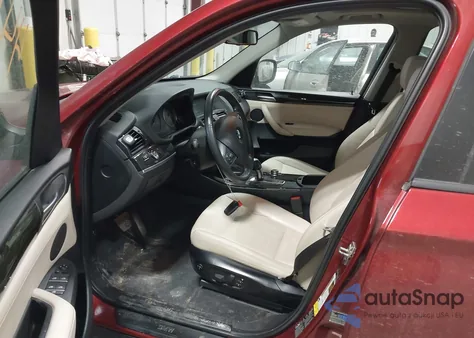 2012 BMW X3 xDrive28I z USA, uszkodzony, nr VIN 5UXWX5C51CL726882